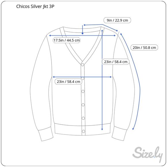 Chicos Size 3 P Silver Jacquard Brown Faux Fur Cuffs Jacket Coat US 16 18 Petite - Picture 2 of 9